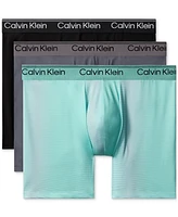 Calvin Klein Men's 3-Pk. Micro Stretch Moisture-Wicking Boxer Briefs