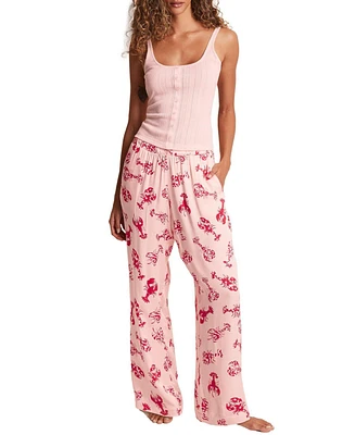 Adore Me Lindsay Women's Pajama Tank Top And Pants Set