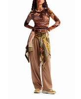 Desigual Women's M. Christian Lacroix tailored trousers