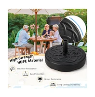 22 Inch Fillable Heavy-Duty Round Patio Umbrella Base Stand
