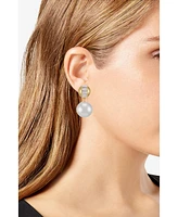 Vince Camuto Cultivated Pearl Drop Earrings