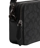 Coach Men's Charter 19 in Signature Canvas Crossbody