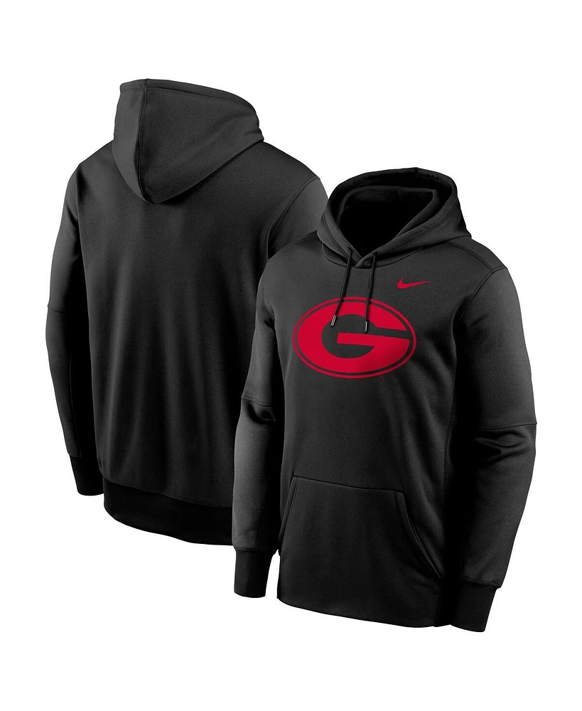 Nike Men's Black Georgia Bulldogs Primetime Endzone Performance Pullover Hoodie