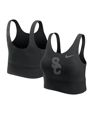 Nike Women's Black Usc Trojans Performance Longline Sports Bra