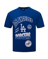 Pro Standard Men's Royal Los Angeles Dodgers Turn It Up Dropped Shoulder T-Shirt