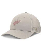 Fanatics Women's Tan Detroit Red Wings Authentic Pro Road Trucker Adjustable Hat