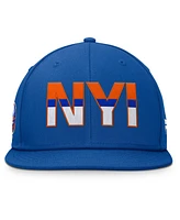 Fanatics Men's Royal New York Islanders Authentic Pro Rink Snapback Hat