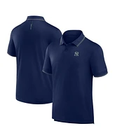 Fanatics Men's Navy New York Yankees Front Office Move Mono Pique Polo Shirt