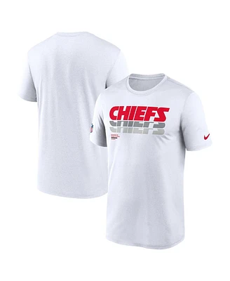Nike Men's White Kansas City Chiefs Sideline Legend Performance T-Shirt