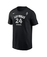 Nike Men's Jewell Loyd Black Las Vegas Aces Explorer Edition Name Number T-Shirt