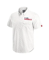 Darius Rucker Collection by Fanatics Men's Cream St. Louis Cardinals Printed Button-Down Shirt