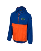 Colosseum Men's Royal Florida Gators Reloaded Anorak Half-Zip Jacket