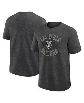 Logo Athletic Men's Heather Charcoal Las Vegas Raiders Success T-Shirt