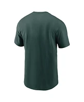 Nike Men's Green Michigan State Spartans Primetime Arch Stack T-Shirt
