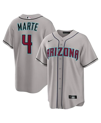Nike Men's Ketel Marte Gray Arizona Diamondbacks Road Replica Jersey
