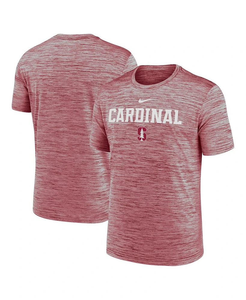 Nike Men's Cardinal Stanford 2025 Sideline Velocity Performance T-Shirt