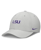 Nike Men's Gray Lsu Tigers Rise Practice Performance Adjustable Hat