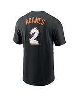 Nike Men's Willy Adames Black San Francisco Giants 2025 City Connect Fuse Name Number T-Shirt