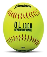 Franklin Sports 4 Official League Yellow Softballs