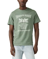 Levi's Men's Classic Fit Short Sleeve Two Horse Graphic Crewneck T-Shirt