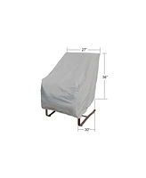 Mondawe 27"W x 30"D x 36"H High Back Chair Protective Cover With Elastic