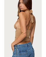 Edikted Women's Jaynee Halter Top