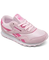 Reebok Little Girls Classic Nylon Casual Sneakers from Finish Line