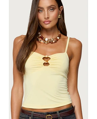 Edikted Women's Chantelle Keyhole Tank Top