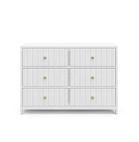 Graco Teddi 6 Drawer Double Dresser (White)