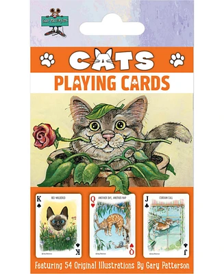 MasterPieces Cats Playing Cards - 54 Card Deck for Adults