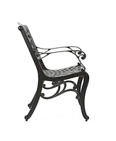 Flynama Outdoor 2 Pieces Aluminium Dining Chairs
