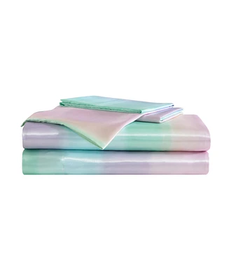 Betsey Johnson Printed Satin 3-Pc. Sheet Set, Twin Xl
