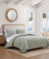 Tommy Bahama Harbor Palm Cotton 3-Pc. Comforter Set