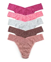 Hanky Panky Women's Signature Lace Original Thong 5 Pack