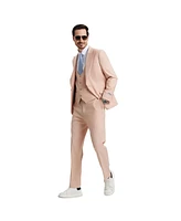 Stacy Adams Big & Tall Hybrid-Fit 3pc Suit Set, Jacket Vest and Pants