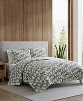 Eddie Bauer Garden Bloom Cotton Reversible -Pc. Quilt Set