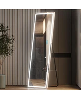 Vlsrka Full-Length Mirror with Adjustable Rgb Lighting