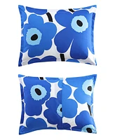 Marimekko Unikko Cotton Percale 3-Pc. Duvet Cover Set