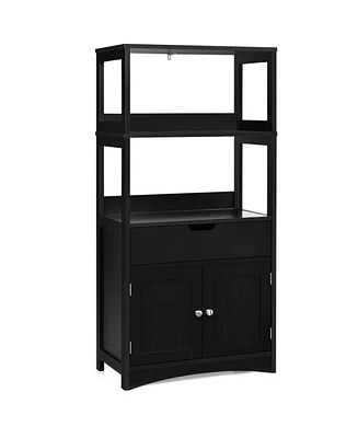 Volenca Bathroom Storage Cabinet with Drawer and Shelf Floor Cabinet
