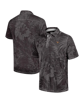 Tommy Bahama Men's Black Texas Longhorns Big Tall Sport Santiago Paradise Polo Shirt