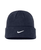 Nike Men's and Women's Navy Paris Saint-Germain Terra Cuffed Knit Hat