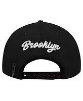 Pro Standard Men's Black Brooklyn Nets Paint the City Pinch Front Snapback Hat