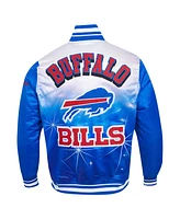 Pro Standard Men's Royal Buffalo Bills Sublimated Satin Full-Snap Jacket