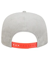 New Era Men's Gray Houston Astros Corduroy Golfer Snapback Hat