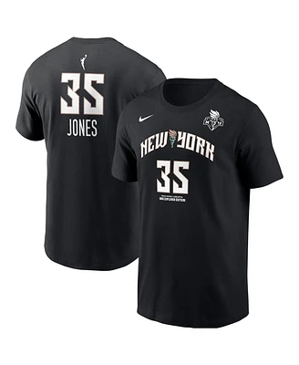 Nike Men's Jonquel Jones Black New York Liberty Explorer Edition Name Number T-Shirt