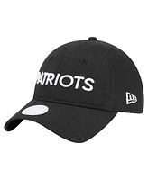 New Era Women's Black New England Patriots Cece 9TWENTY Adjustable Hat