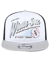 New Era Big Boys and Girls White Chicago White Sox Retro 9FIFTY Snapback Hat