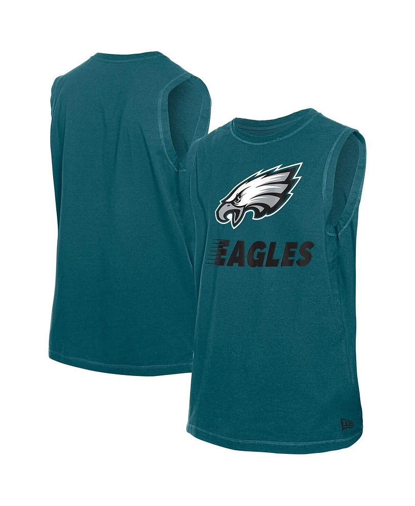 New Era Men's Midnight Green Philadelphia Eagles Leisure Collection Tank Top
