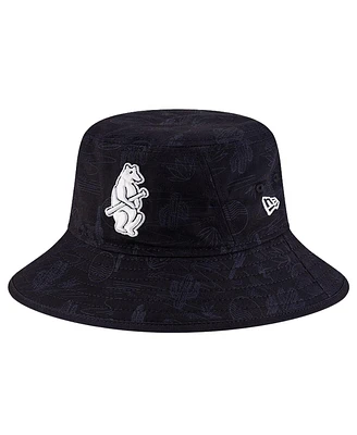 New Era Big Boys and Girls Blue Chicago Cubs 2025 Spring Training All Over Print Bucket Hat