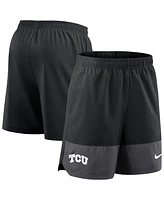 Nike Men's Black Tcu Horned Frogs 2025 Sideline Performance Shorts